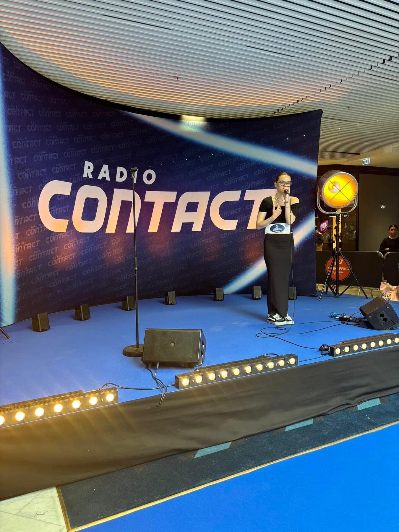 Casting de chant en centre commercial